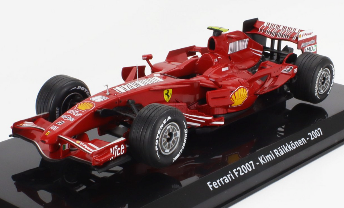 Ferrari F2007 Kimi Raikkonen ミニカー Model car Ferrari F2007 Raikkonen, 1:24 scale | Tibormodel.com