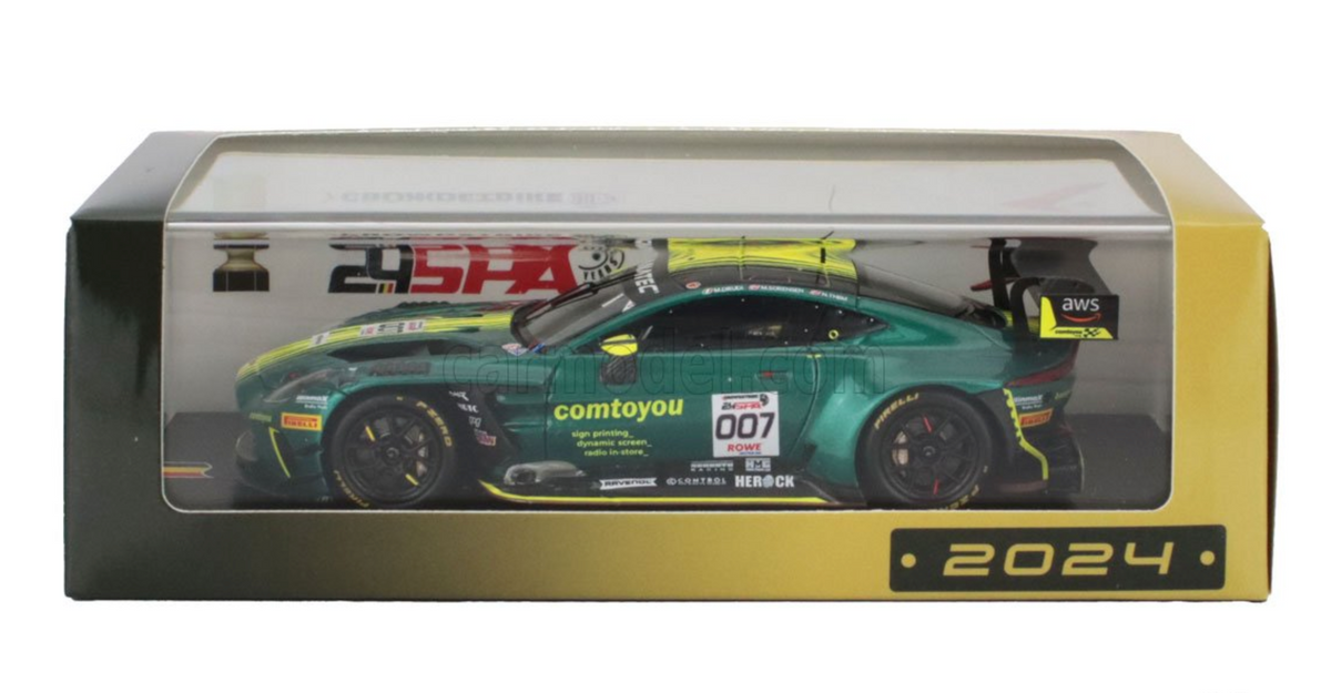 1:43 2024 Spa 24 Hour Winner -- #007 Aston Martin Vantage GT3 -- Spark