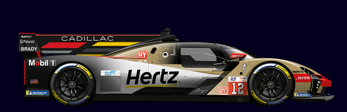 Cadillac V-Series.R #12 Cadillac Hertz Team JOTA 24H Le Mans 2025 1:18 Cadillac V-Series.R #12 Cadillac Hertz Team JOTA 24H Le Mans 2025 1:18
