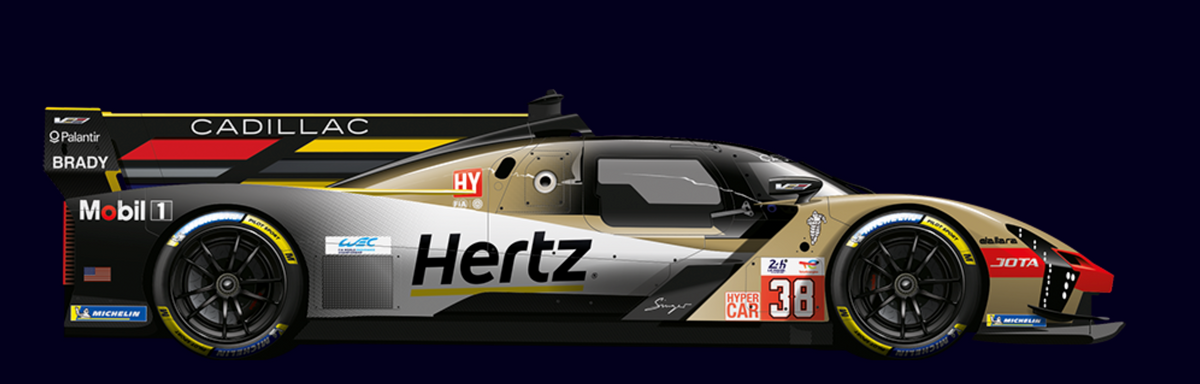Pre-Order) 1:18 2025 Le Mans 24h -- #38 Cadillac Hertz Team Jota -- S