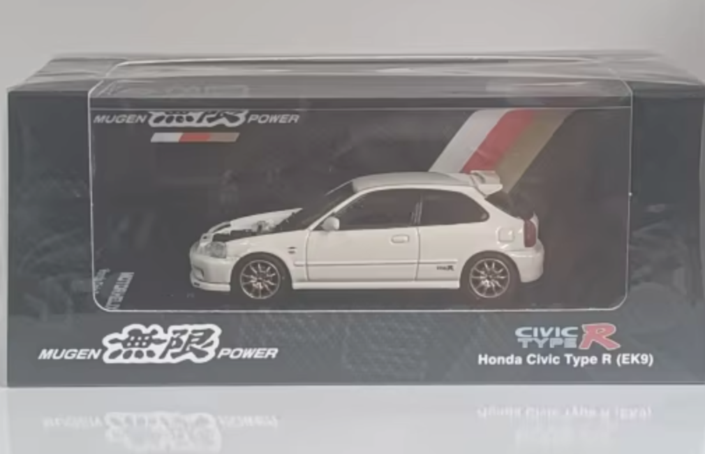 1:64 Honda Civic (EK9) Type R Mugen -- Championship White -- Motorheli