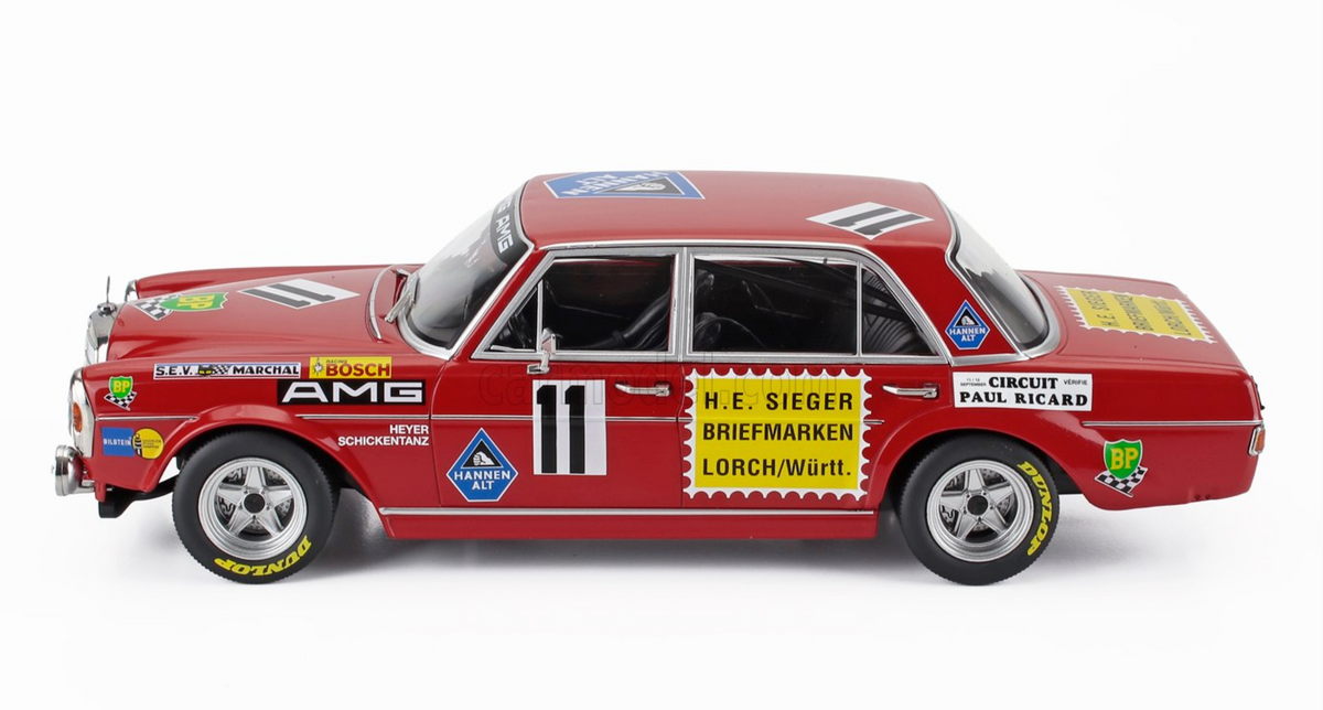 ミニチャンプス 1/18 メルセデスベンツ300SEL 6.8 24H PAUL RICARD