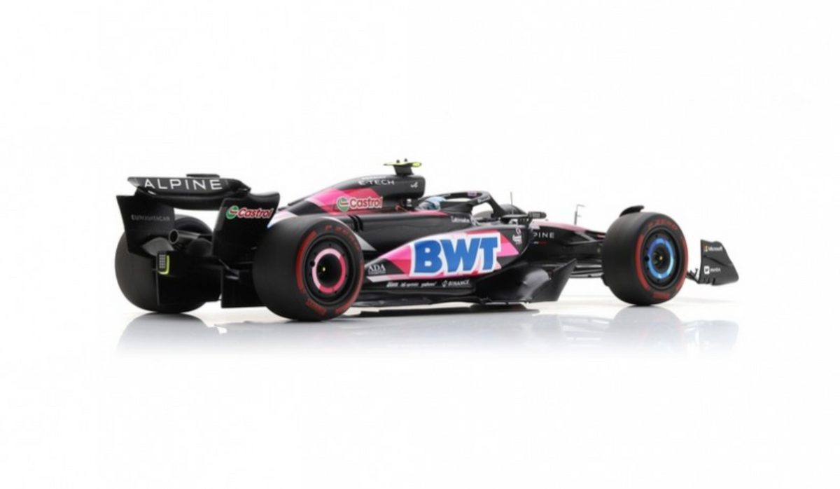 1:18 2024 Pierre Gasly -- Bahrain GP -- #10 Alpine A524 -- Spark F1 1:18 2024 Pierre Gasly -- Bahrain GP -- #10 Alpine A524 -- Spark F1