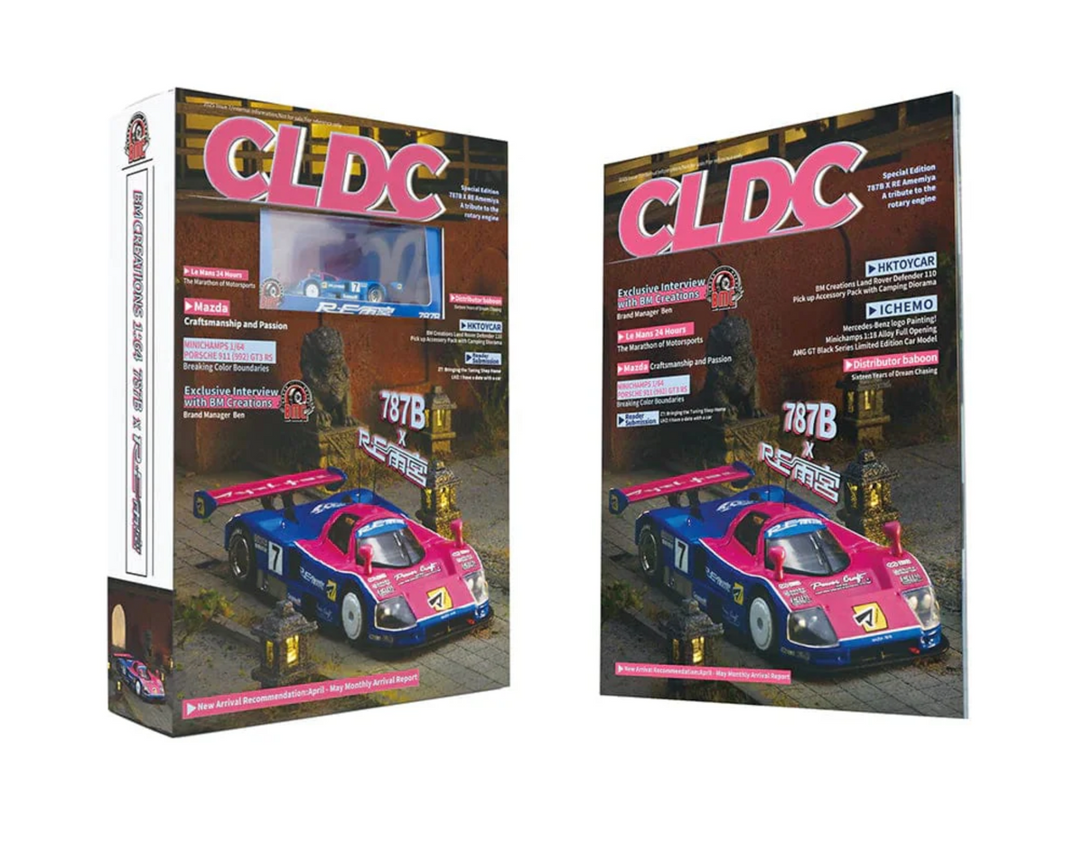 1:64 Mazda 787B x RE Amemiya -- #7 Blue/Pink -- BM Creations x CLDC Bo