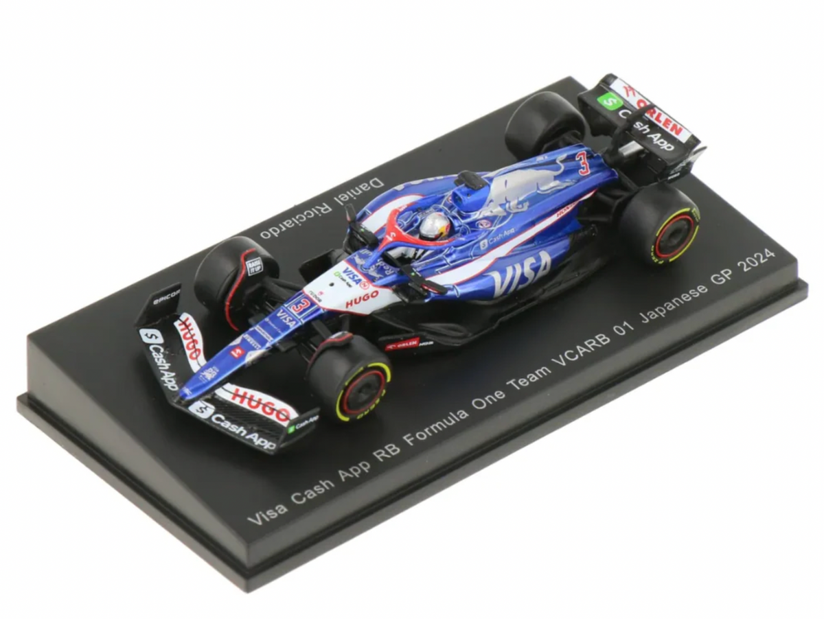 1:64 2024 Daniel Ricciardo -- Japanese GP -- #3 VCARB -- Spark F1 Y372