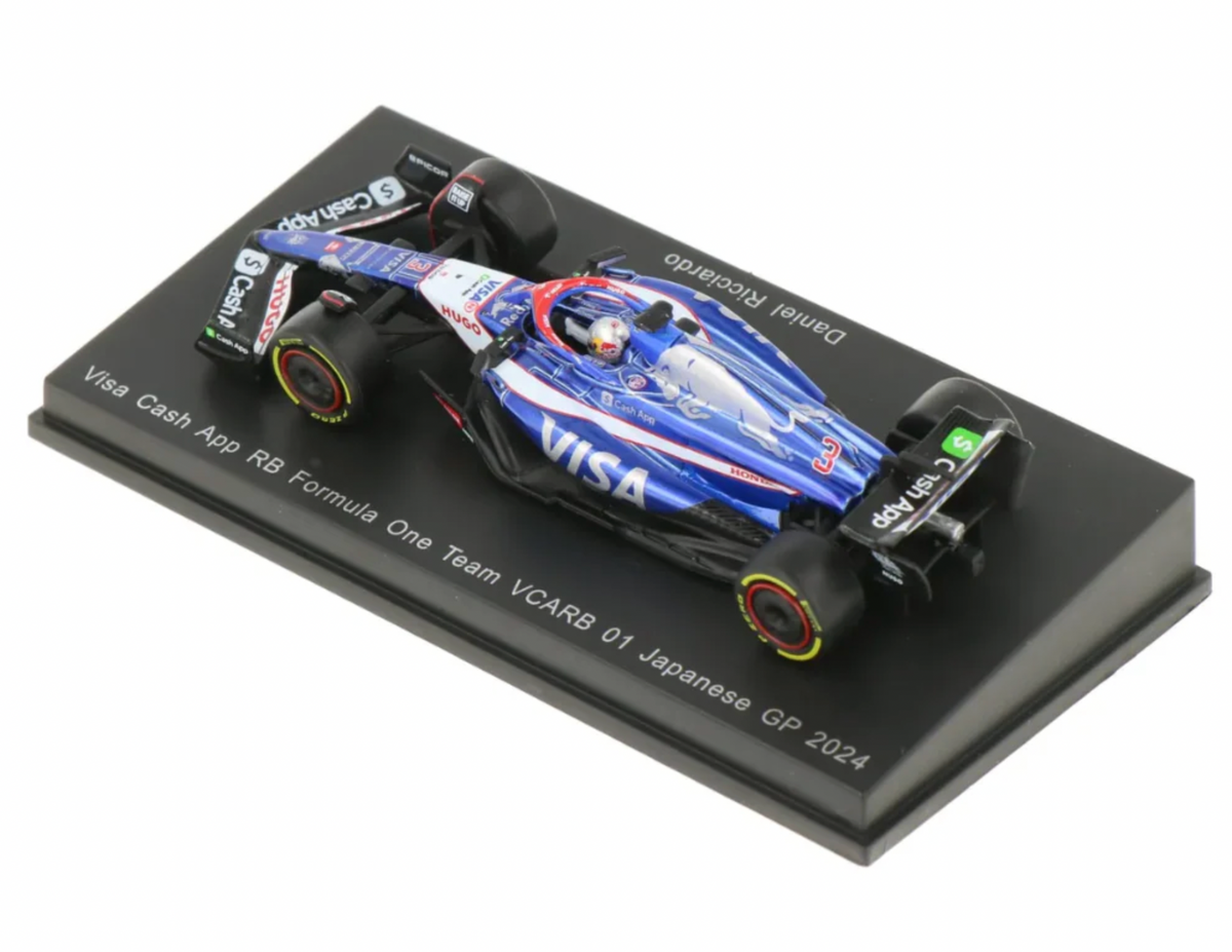 1:64 2024 Daniel Ricciardo -- Japanese GP -- #3 VCARB -- Spark F1 Y372