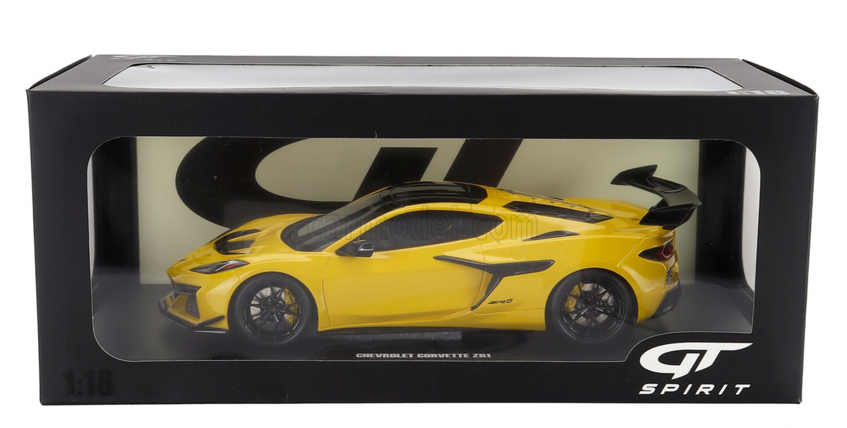1:18 Chevrolet Corvette C8 ZR1 2025 -- Yellow -- GT Spirit GT528