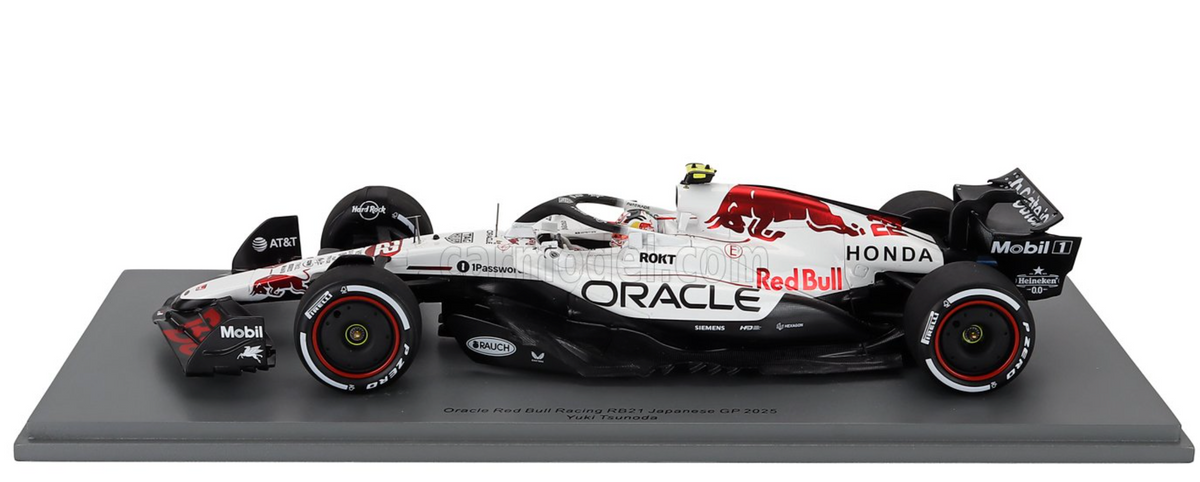 1:18 2025 Yuki Tsunoda -- Japanese GP -- #22 Red Bull RB21 -- Spark F1