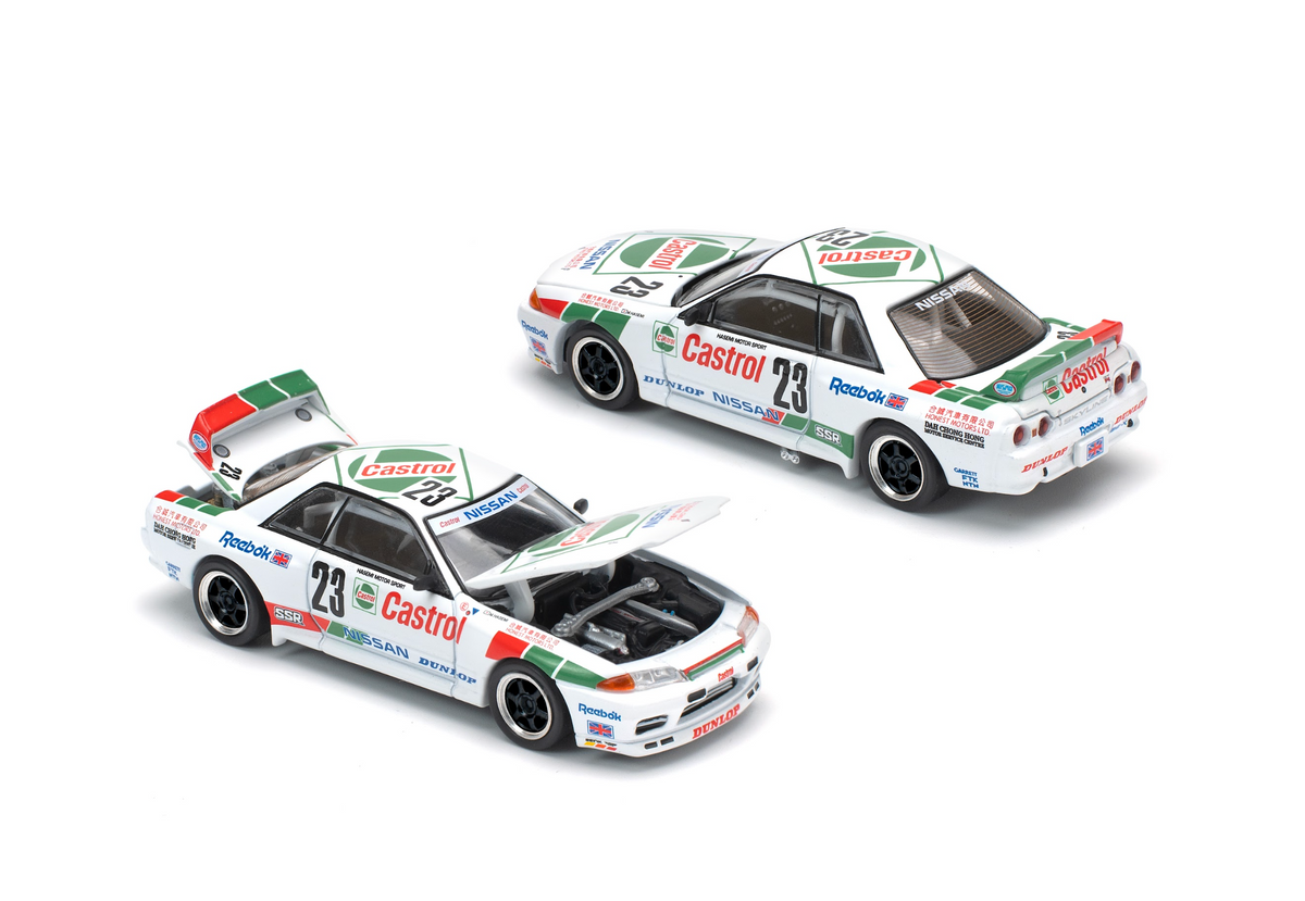 1:64 Nissan R32 Skyline GTR -- 1990 Macau Winner #23 Castrol -- Pop Ra