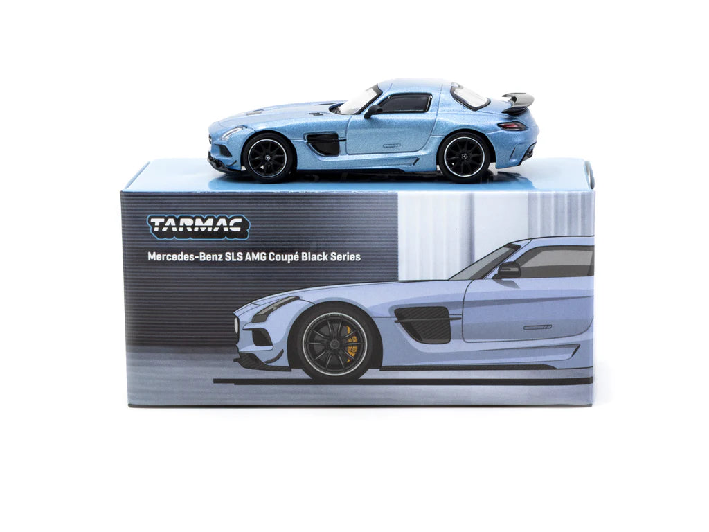 1:64 Mercedes-Benz SLS AMG Coupé Black Series -- Matte Blue -- Tarmac