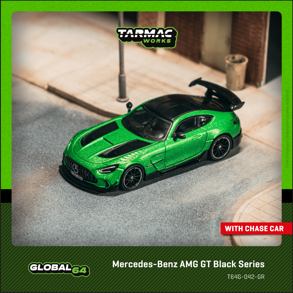 Pre-Order) 1:64 Mercedes-Benz AMG GT Black Series -- Green -- Tarmac