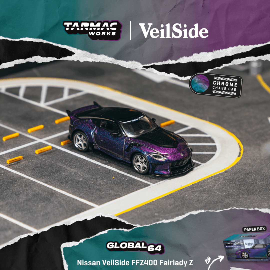 Pre-Order) 1:64 Nissan Fairlady Z VeilSide FFZ400 -- Chameleon Purple