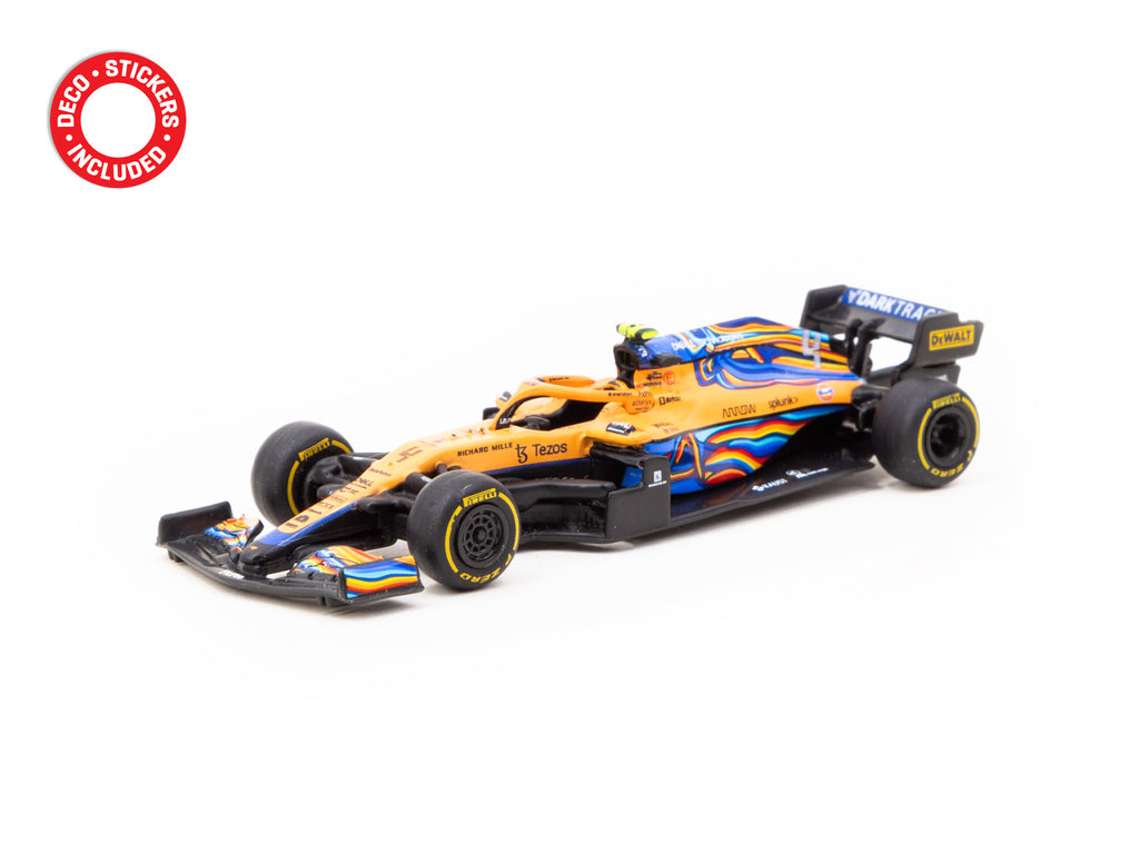 1:64 2021 Lando Norris -- Abu Dhabi GP -- McLaren MCL35M -- Tarmac Wor