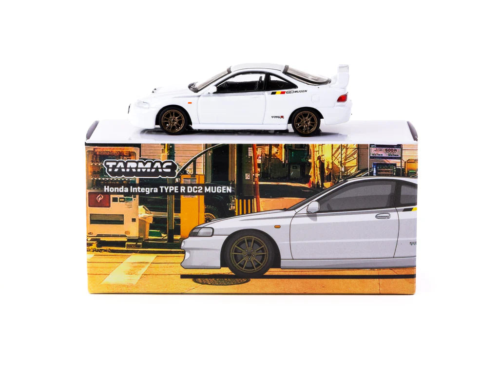 1:64 Honda Integra Type R DC2 MUGEN -- Championship White -- Tarmac Wo
