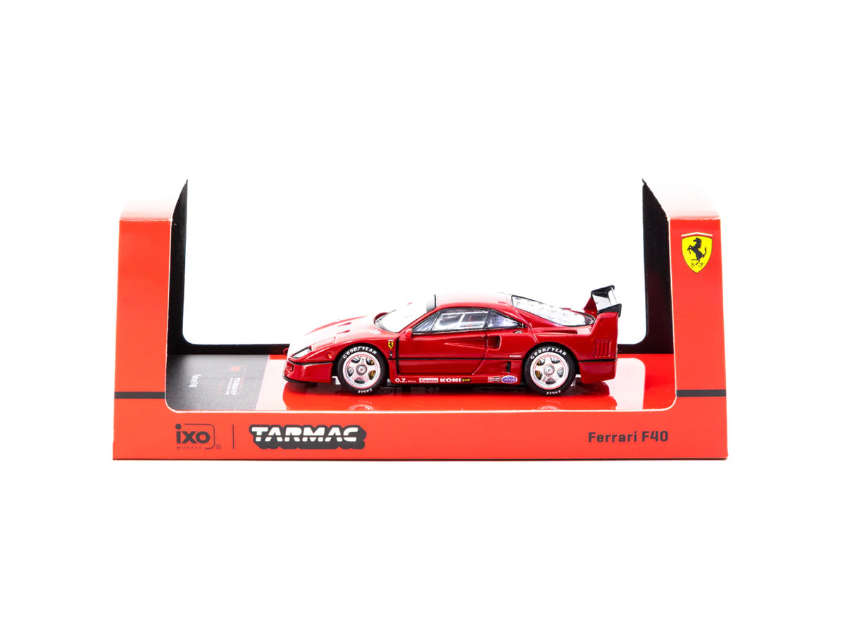 Tarmac Works Ferrari F40 LM 1/64 レッドミニカー 1:64 Ferrari F40 -- Red -- Tarmac Works x IXO