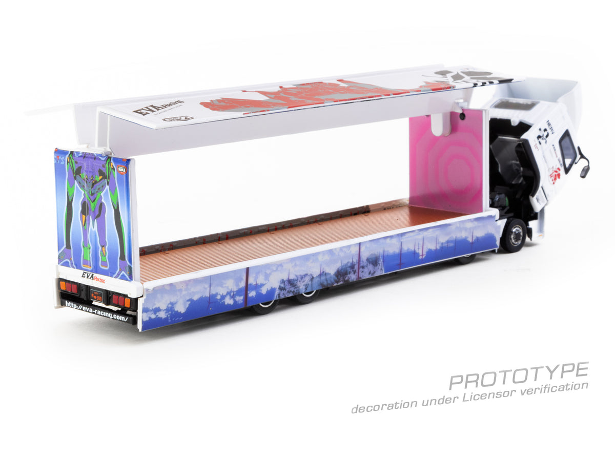 Tarmac Works 三菱ふそう Super Great Eva Mitsubishi Fuso Super Great - EVA Racing – Modelmatic