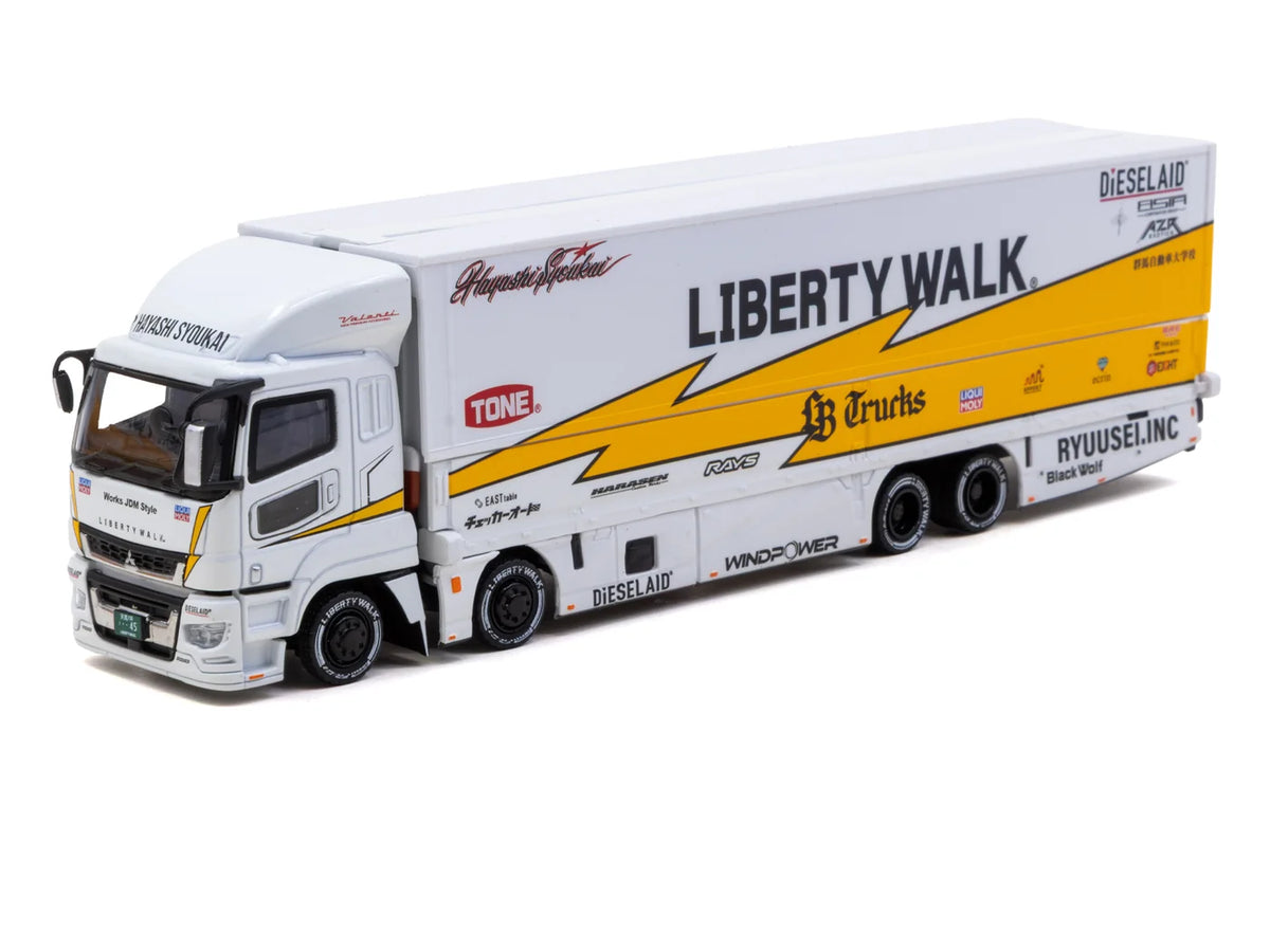 翔平 LBWK 1/64 LB Trucks FUSO White 翔平 LBWK 1/64 LB Trucks FUSO