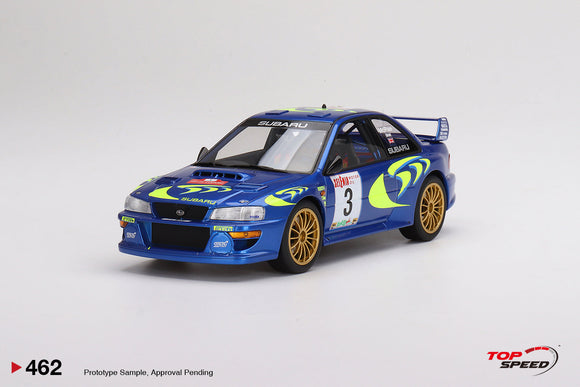 1:18 Subaru Impreza WRC97 - Colin McRae 1997 Rally Winner #3 -- TopSpeed WRX STI