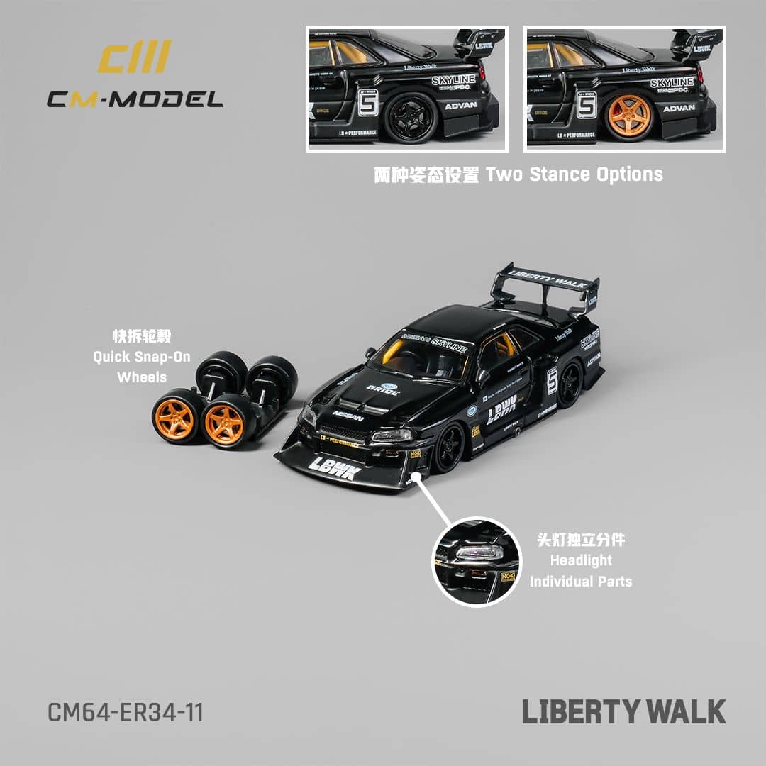 LBWK MINI GT 34.64.31.68 1/64 MINIGT LBワークス/パンデム R35 22台