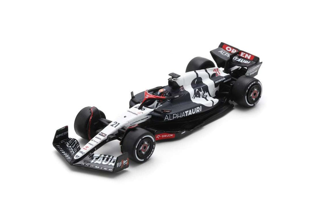 1:64 2023 Yuki Tsunoda -- #22 AlphaTauri AT04 -- Spark F1