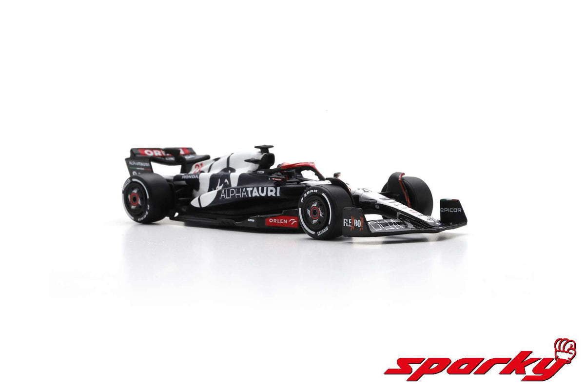 1:64 2023 Yuki Tsunoda -- #22 AlphaTauri AT04 -- Spark F1