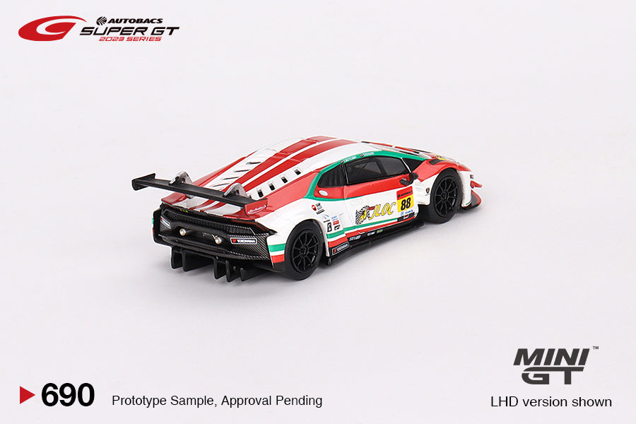 1:64 Lamborghini Huracan GT3 EVO2 -- #88 2023 Super GT Series -- Mini