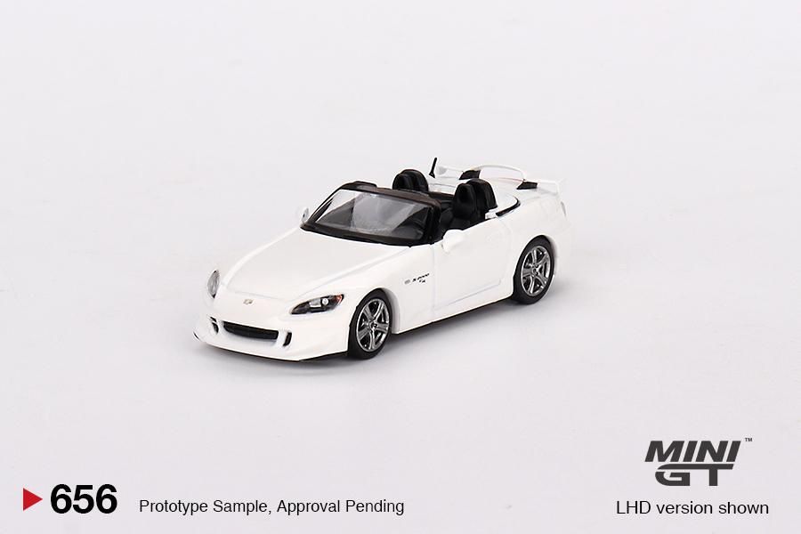 1:64 Honda S2000 (AP2) CR -- Grand Prix White -- Mini GT