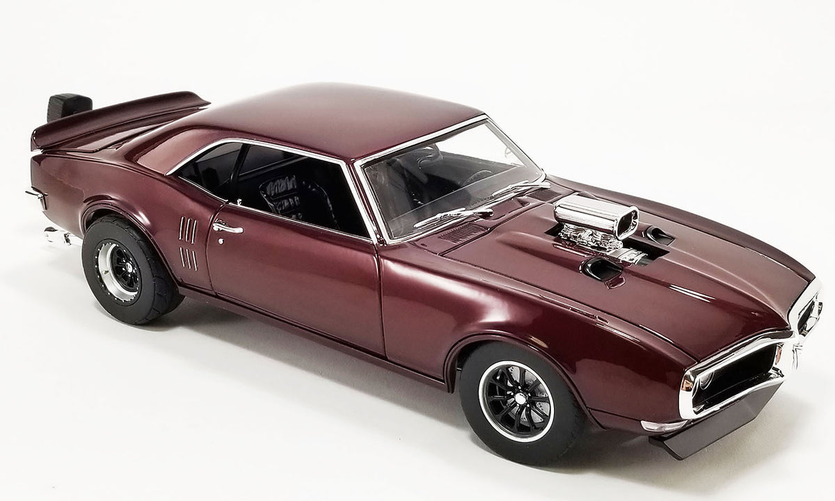 1968 CHEVROLET CAMARO Z-28 BLUE DRAG OUTLAWS 1/18 DIECAST MODEL BY