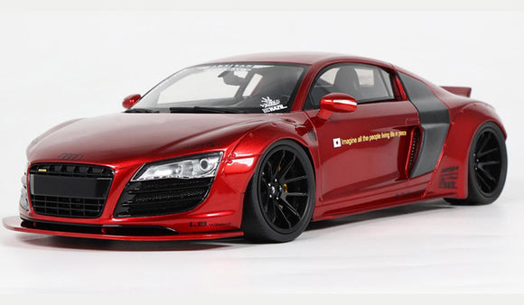 (Pre-Order) 1:18 Audi R8 by LB-Works -- Candy Red -- GT Spirit