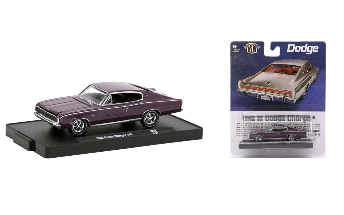 ミニカー 1966 Dodge Charger 383 M2 Machines Drivers Release 42 1966 Dodge Charger 383