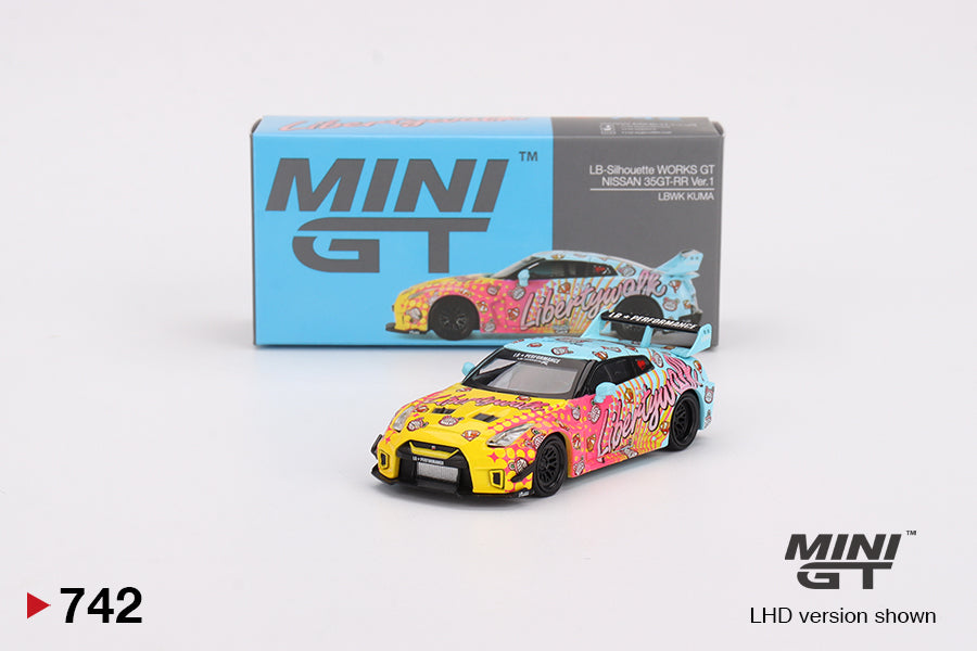 1:64 Nissan 35GT-RR LB-Silhouette GT Ver.1 -- LBWK KUMA -- Mini GT MGT