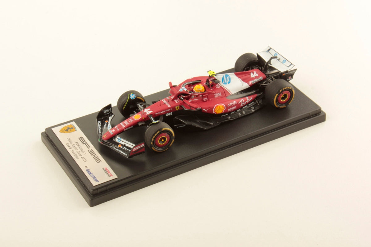 1:43 2025 Lewis Hamilton - China Sprint Winner #44 Ferrari SF-25 -- Lo
