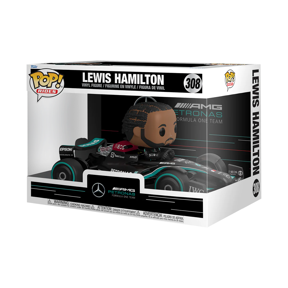 Lewis Hamilton in Mercedes F1 Car -- Pop! Vinyl Rides -- Funko Movie F