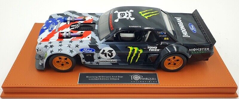 1/18 TopM FORD USA MUSTANG HOONIGAN COUPE 1965 KEN BLOCK #43 Resin Models  Car Gift