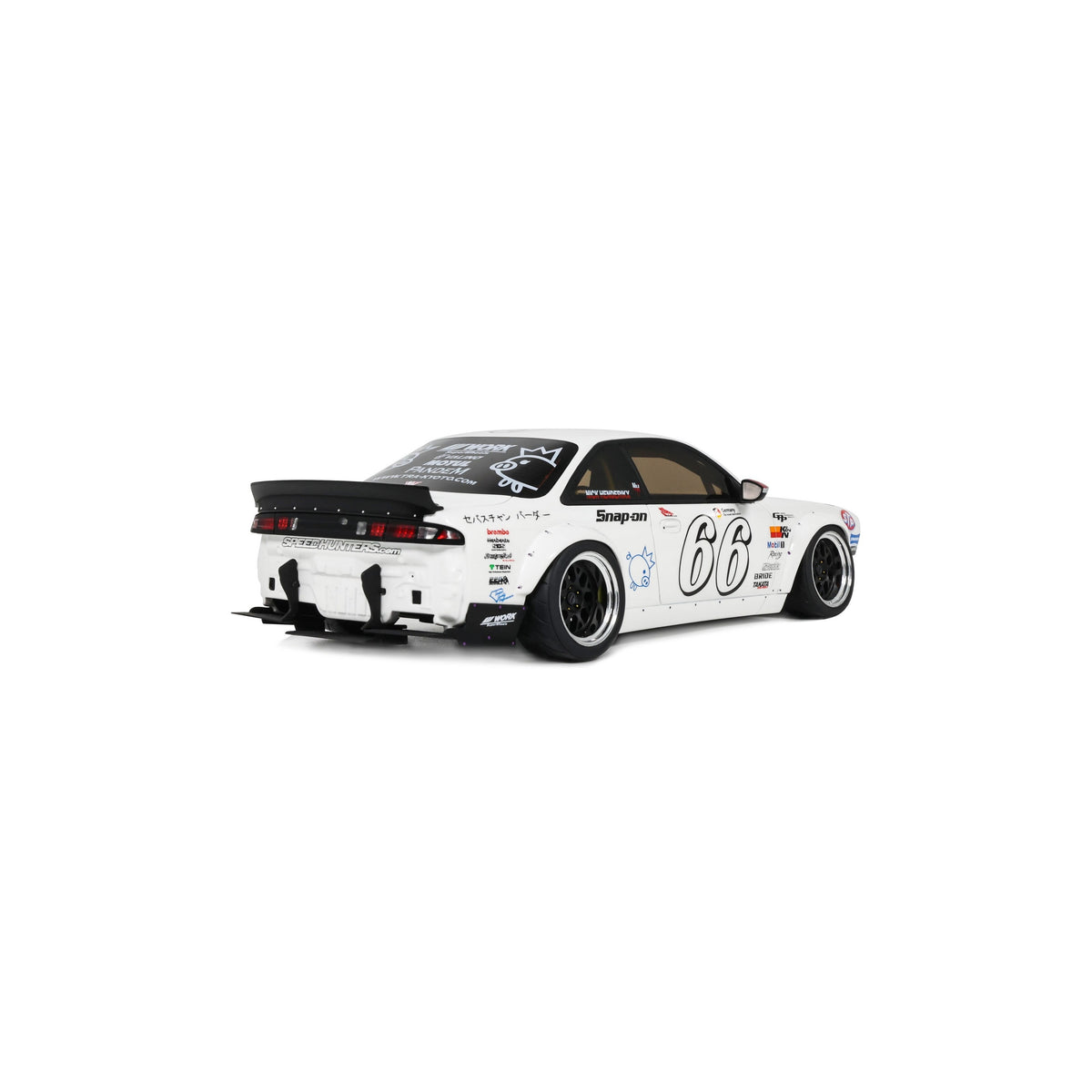 Pre-Order) 1:18 Nissan Silvia S14 Boss Rocket Bunny 2024 -- #66 White