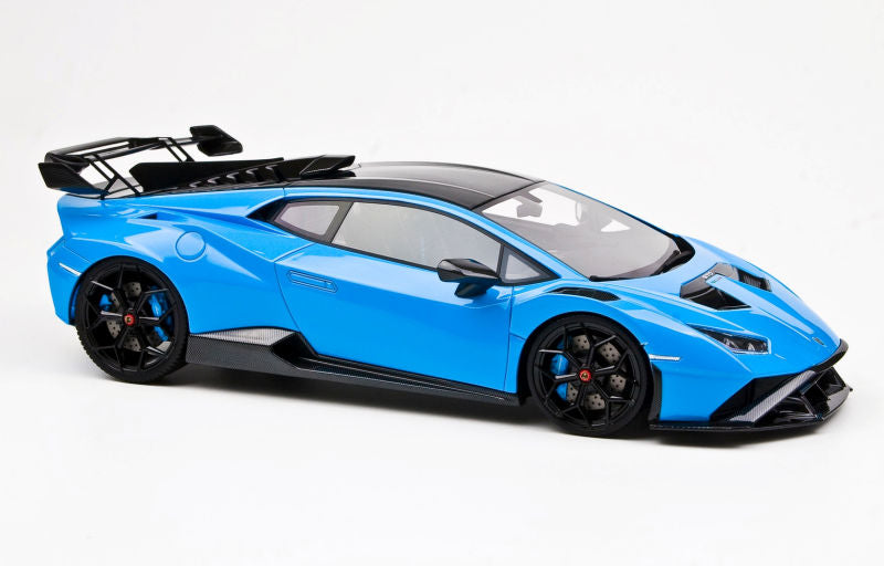 1:18 Lamborghini Huracan STO Novitec -- Blue -- Runner