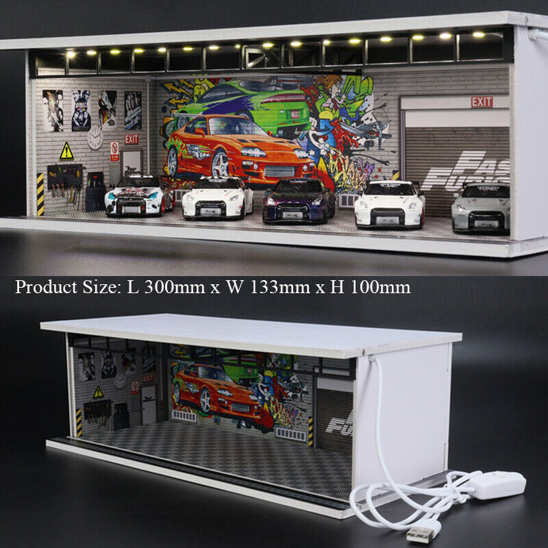 G-Fans 1:64 Diorama FF Car Models Showroom (710016) available now