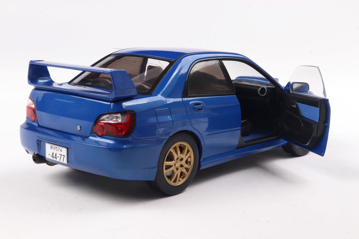 1:18 Subaru Impreza WRX STI 2003 -- Sonic Blue -- Solido