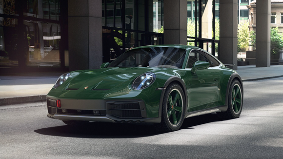 (Pre-Order) 1:18 Porsche 911 (992) Dakar Coupe 2023 -- Green Metallic -- Norev