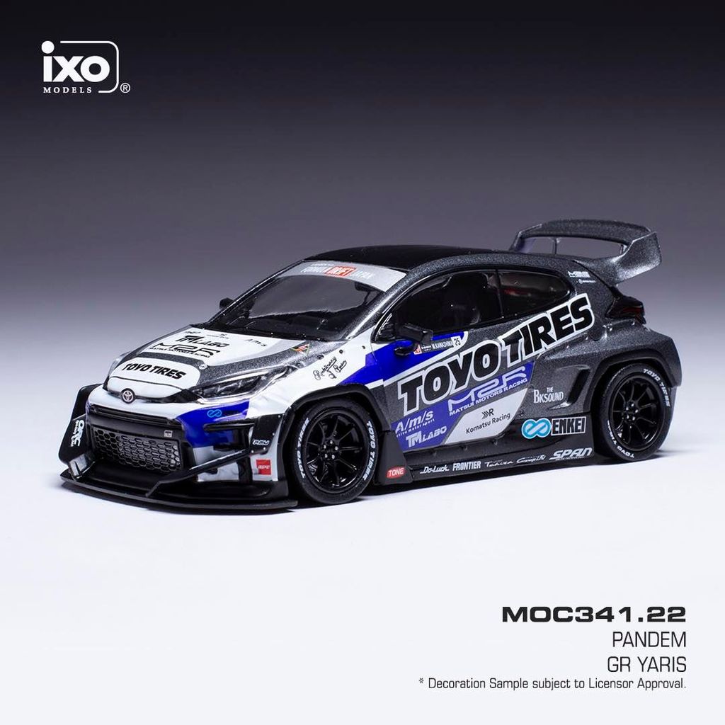 イクソ 1⁄43 GRヤリス ラリージャパン2024 No.33 E.エバンス TOYOTA GR