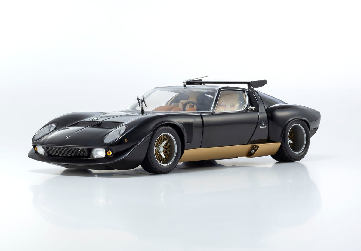 Lamborghini Miura 1/18ゴールド Kyosho 1:18 Lamborghini Miura SVR -- Black/Gold -- Kyosho