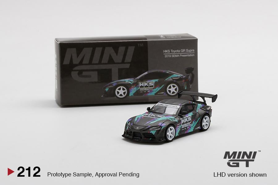 1:64 HKS Toyota GR Supra - 2019 SEMA Presentation -- Mini GT MGT00212