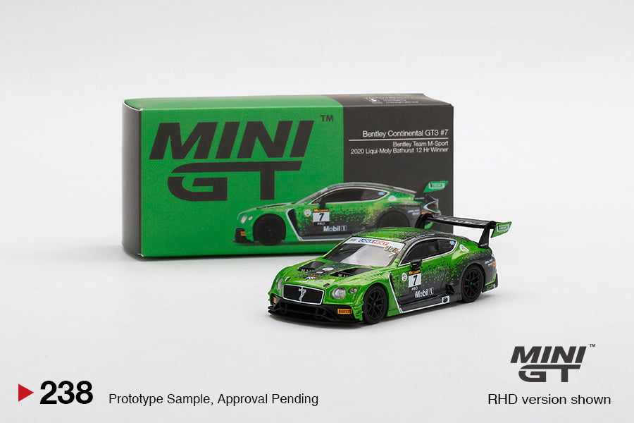MINIGT 1/64 Bentley Continental GT3 完売品 Miniatura Carro Bentley Continental Gt3 Abre Portas Ferro | Shopee