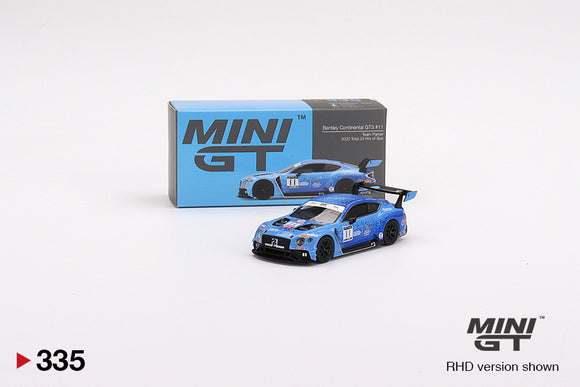 1:64 Bentley Continental GT3 -- #11 2020 Total 24 Hrs of Spa -- Mini GT