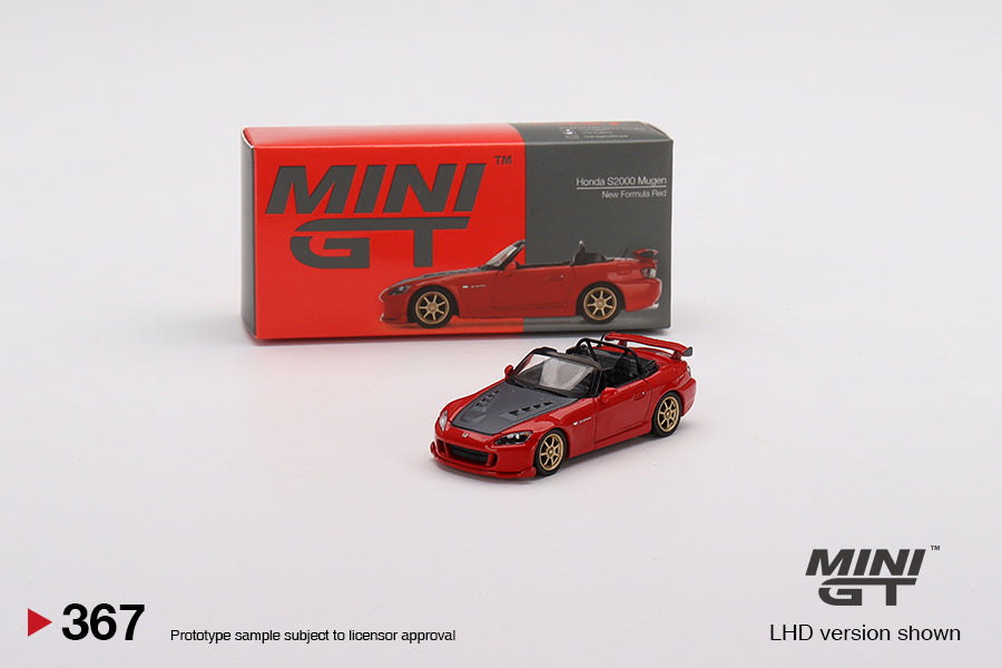 ミニカー MINI GT Honda S2000 Mugen New Formula 1:64 Honda S2000 (AP2) MUGEN -- New Formula Red -- Mini GT