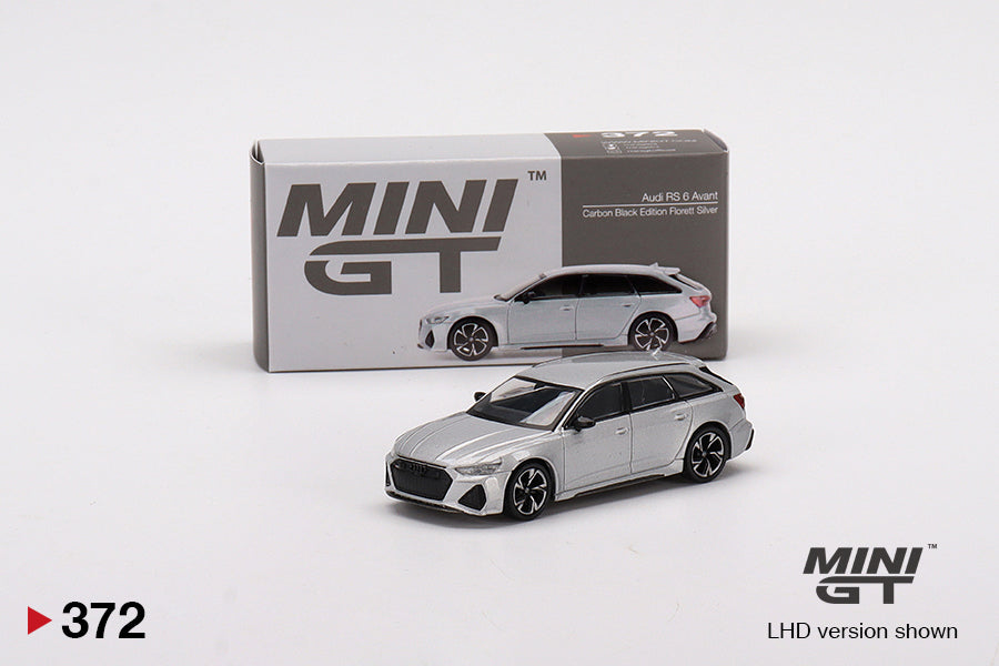 MINI GT Audi RS 6 Avant カーボンブラックエディション モデルインプレッション】Mini GT 1/64 Audi RS6 Avant 2019 Carbon