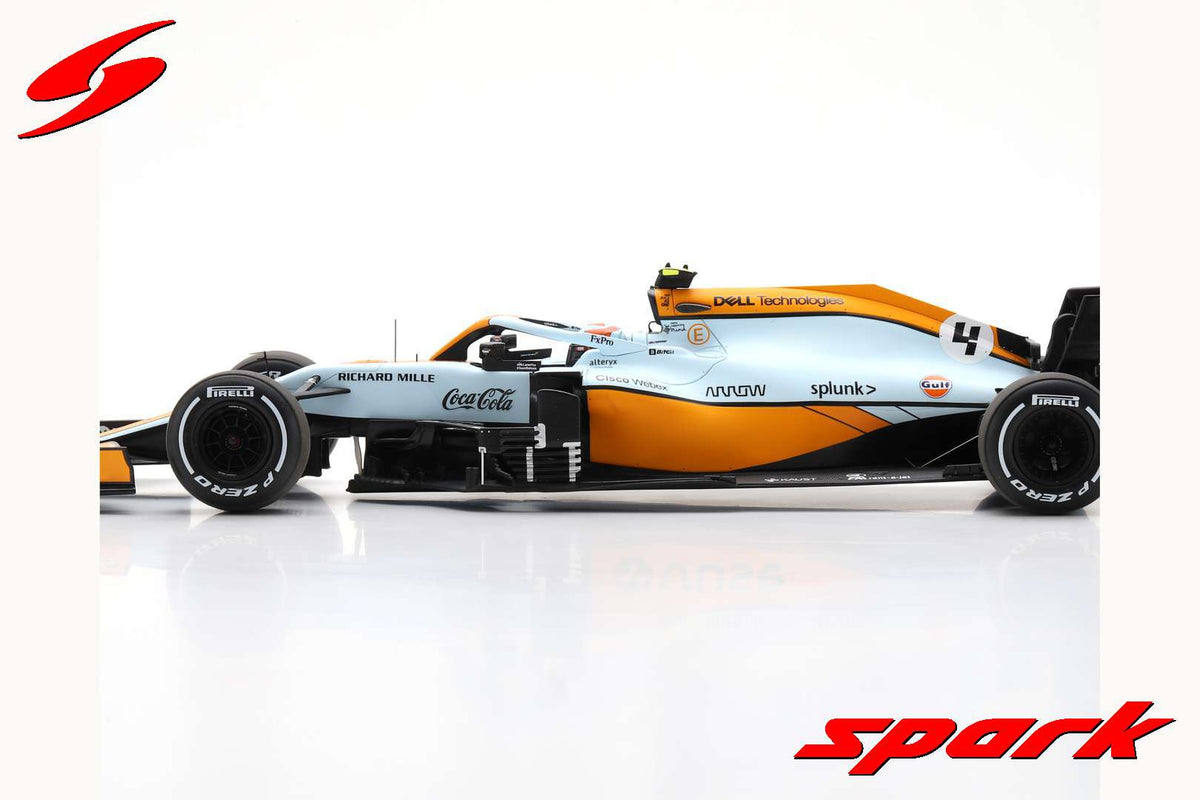 1:18 2021 Lando Norris -- Monaco GP 3rd -- McLaren MCL35M -- Spark F1