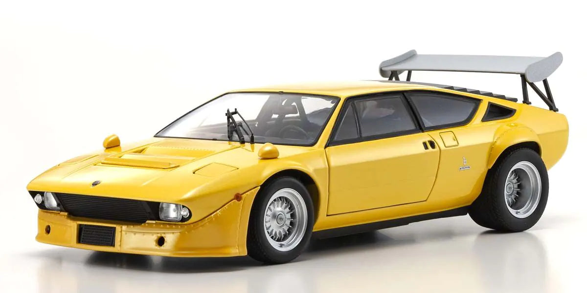 1:18 Lamborghini Urraco Rally -- Yellow -- Kyosho