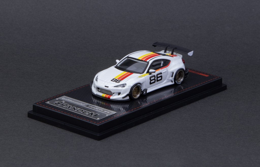 1:64 Toyota 86 -- Pandem V3 White -- Ignition Model
