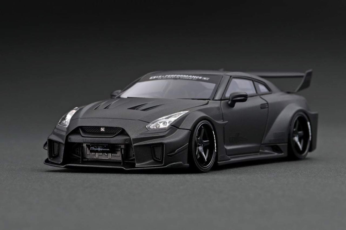 1:43 Nissan 35GT-RR LB-Silhouette WORKS GT - Matte Black - Ignition Mo